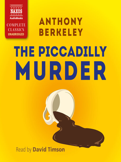 Title details for The Piccadilly Murder by Anthony Berkeley - Available